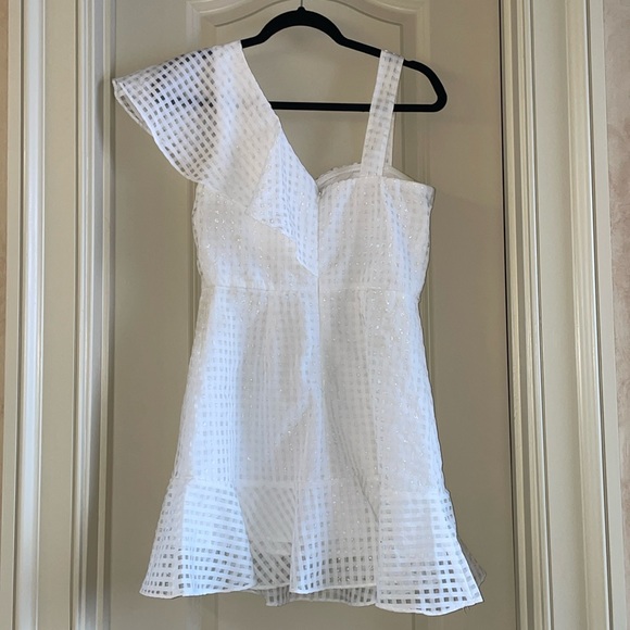 White Ruffle Dress - Picture 5 of 11